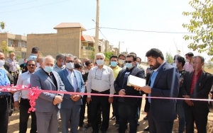 بهره برداری از زمین فوتبال خاکی شهدای کوشک&zwnj; میدان