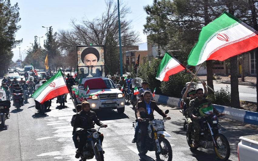 راهپيمايي خودرويي و موتوري 22 بهمن در شيراز